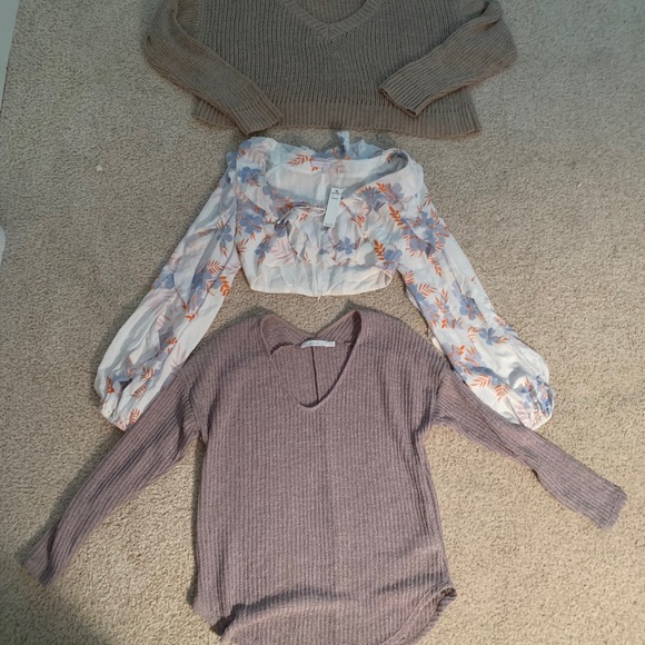 NWT Free People Jeans/Tops 26 Sm Olivaceous Tops - Picture 2 of 2